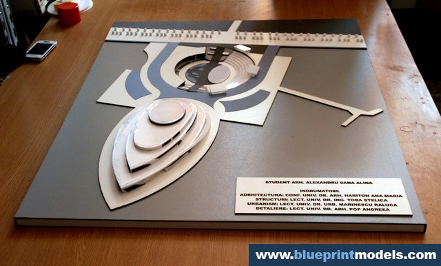Conference Center in Greece Architectural Scale Model (1)