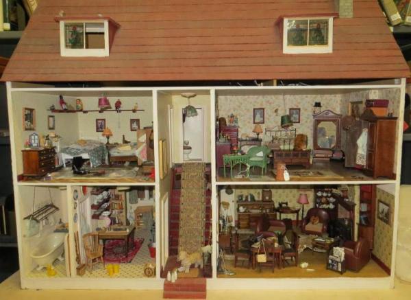 5 Dollhouses with British Domesticity Theme The Hopkinson House