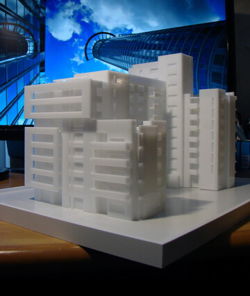 Acrilyc Block architecture model