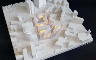 Germany Eschborn Office Building Contest Architectural Scale Models