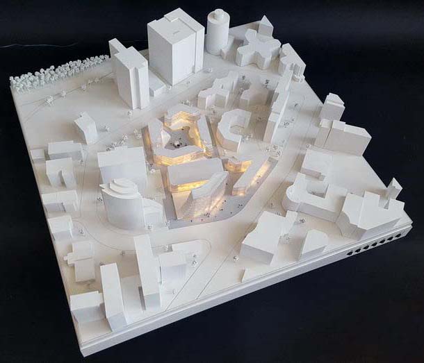 Germany Eschborn Office Building Contest Architectural Scale Models