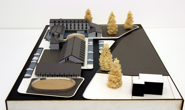 Horse Breeding Facilities Scale Model