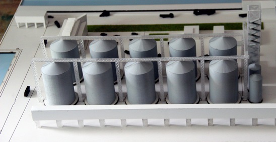 Industrial Building Scale Model