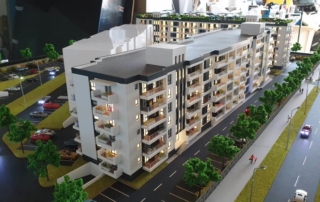 Residential Buildings Architectural Model
