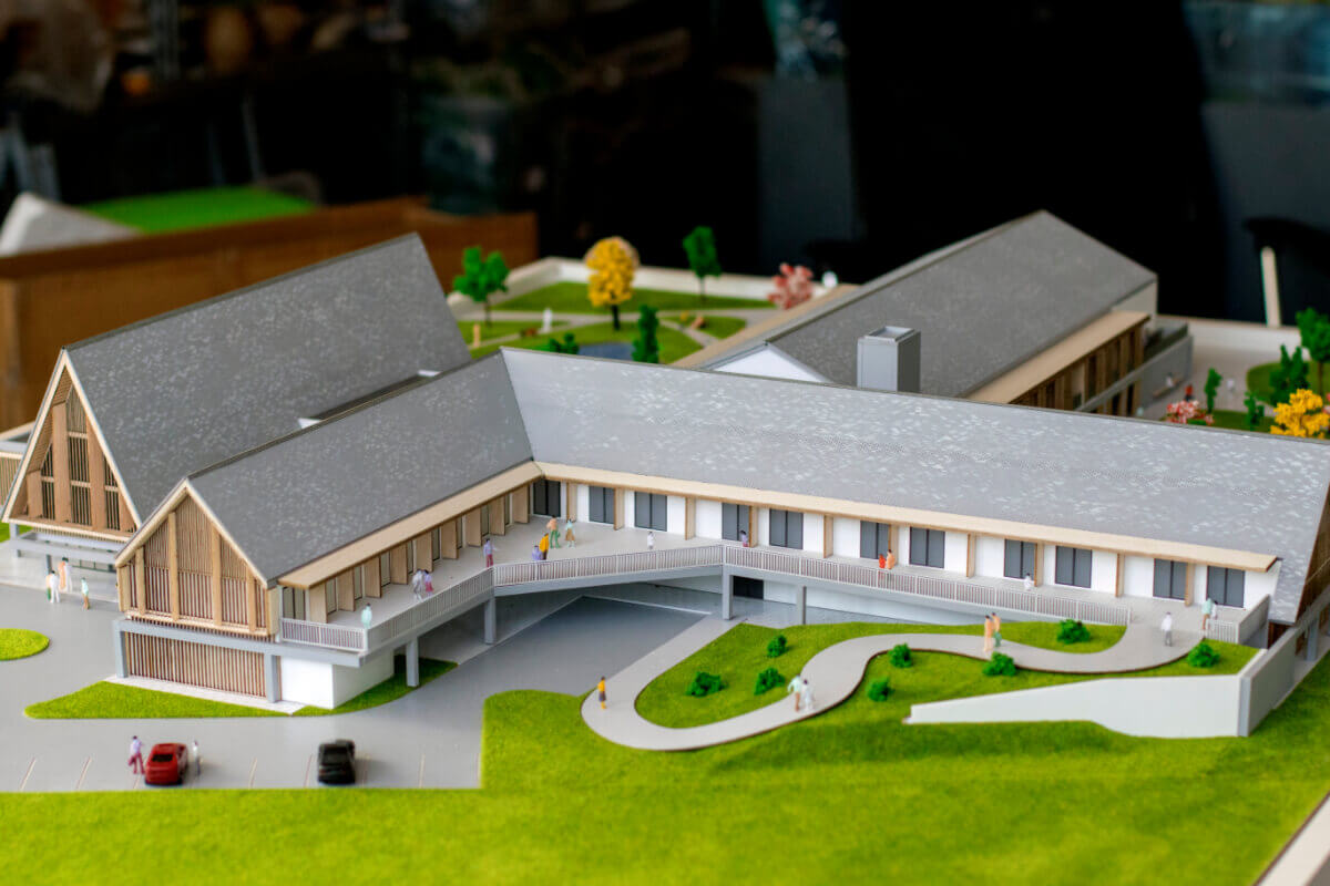 Retirement Village architectural scale model