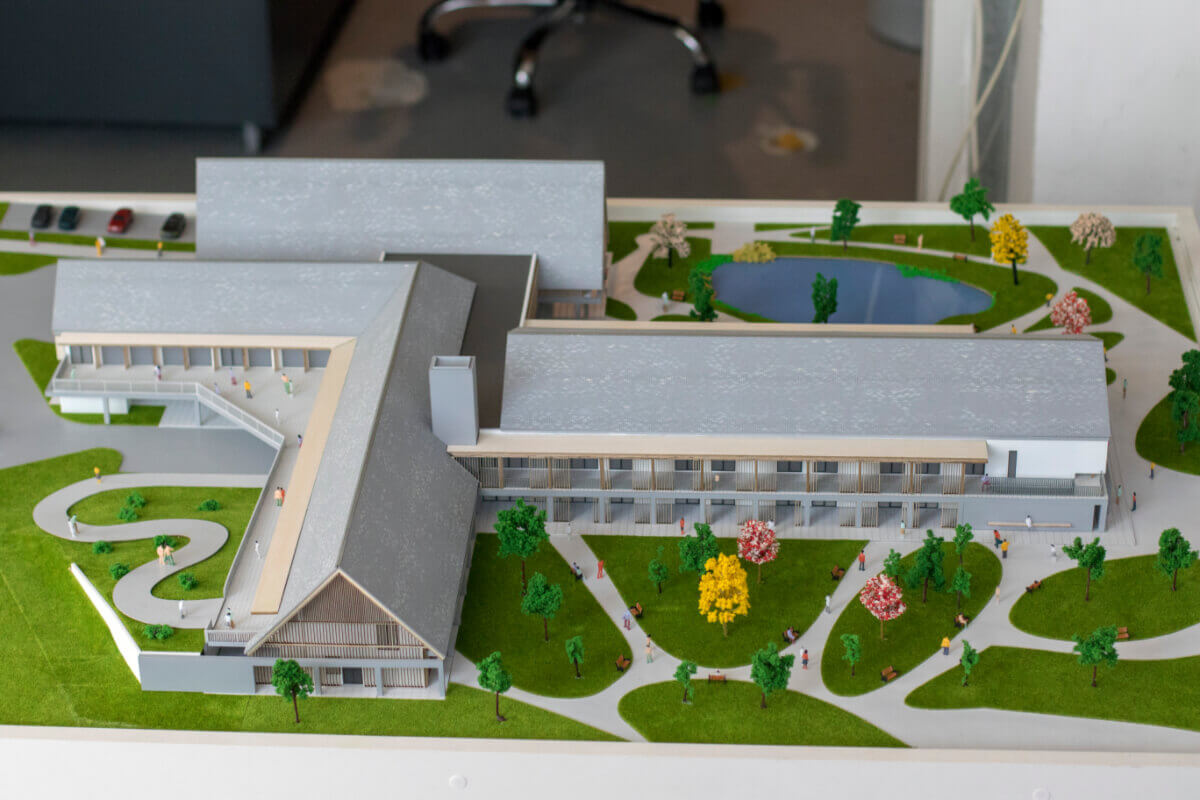 Senior Village scale model