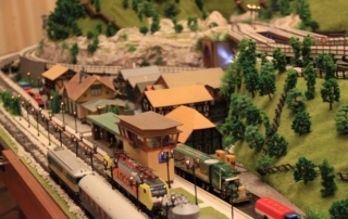 Railway Train Diorama