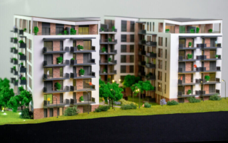 Architectural Model for an Apartment Building