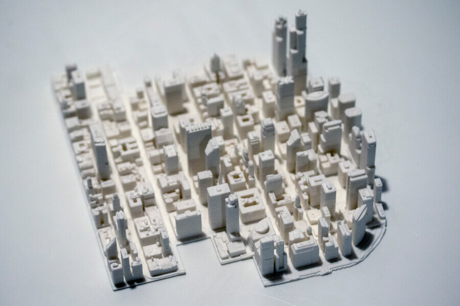 Chicago 3D Printed Scale Model