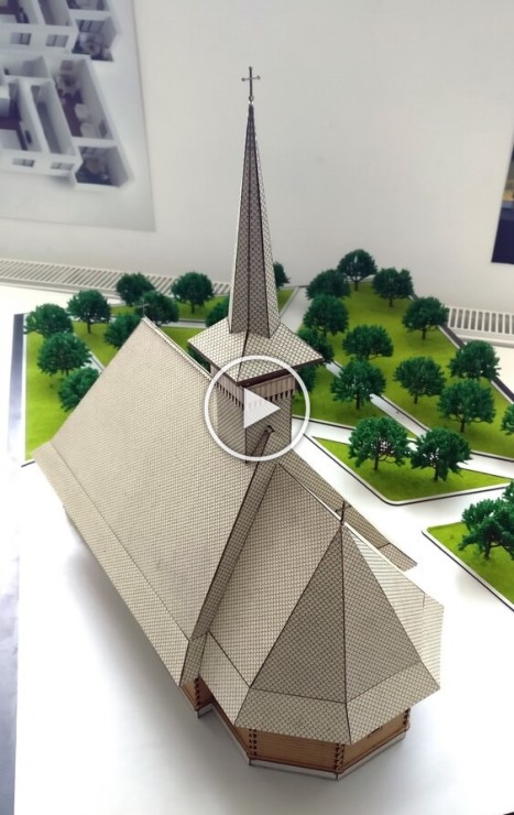 Model of a Wooden Church