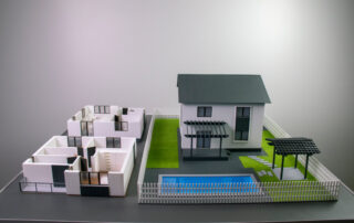 House with Swimming Pool Architectural model