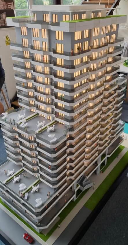 Tower architectural model