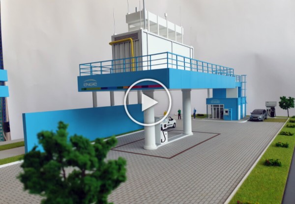 gas station model video
