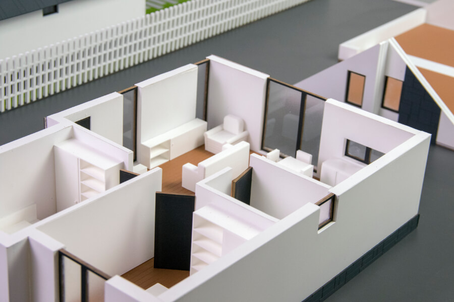 house with internal compartmentalization