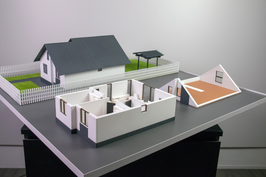 scale model of a house