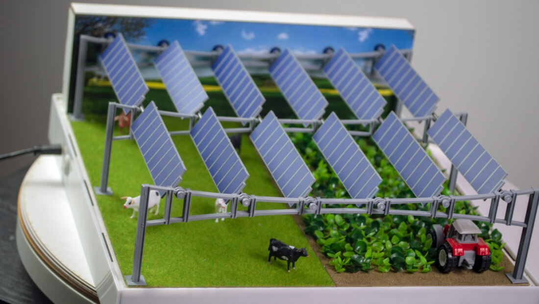 solar power plant scale model