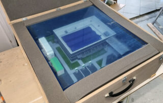 wood box for architectural models