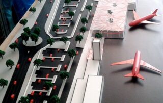 Airport architectural model