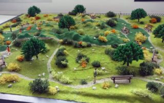 Landscape architectural model