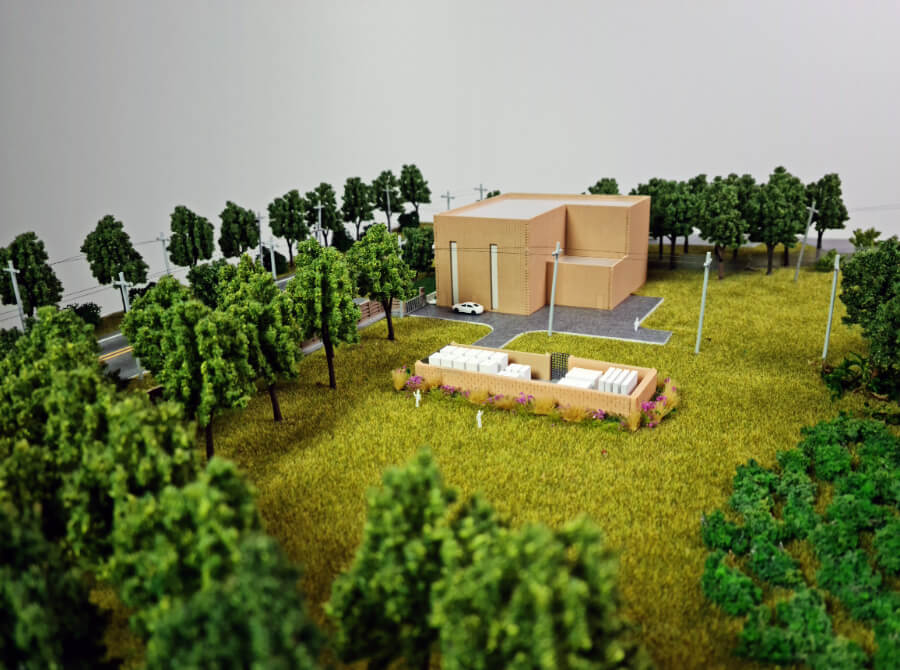 Industrial model Electrical Substation