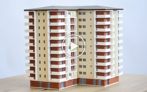 Apartment Building Model Video