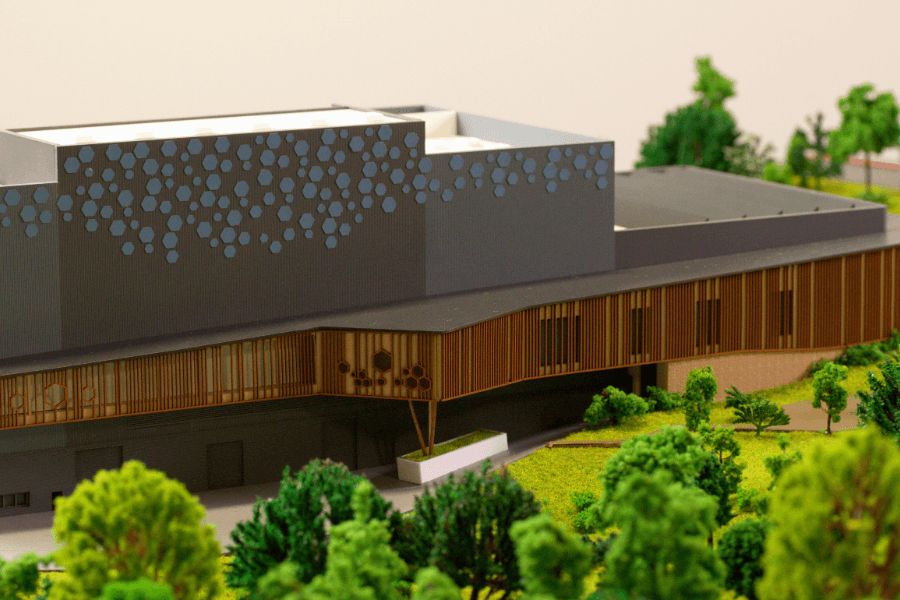 Waste Recycling Centre scale model