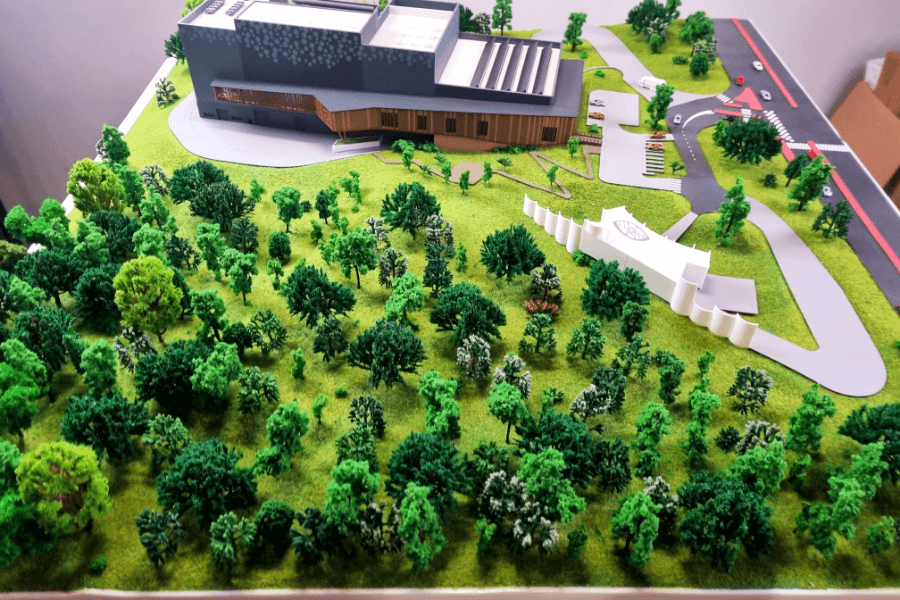 waste management station scale model