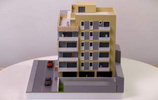 Apartment Building Scale Model