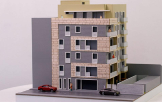 Architectural Model Apartment Building