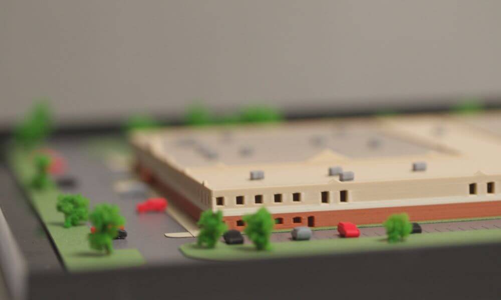 Logistic warehouse scale model