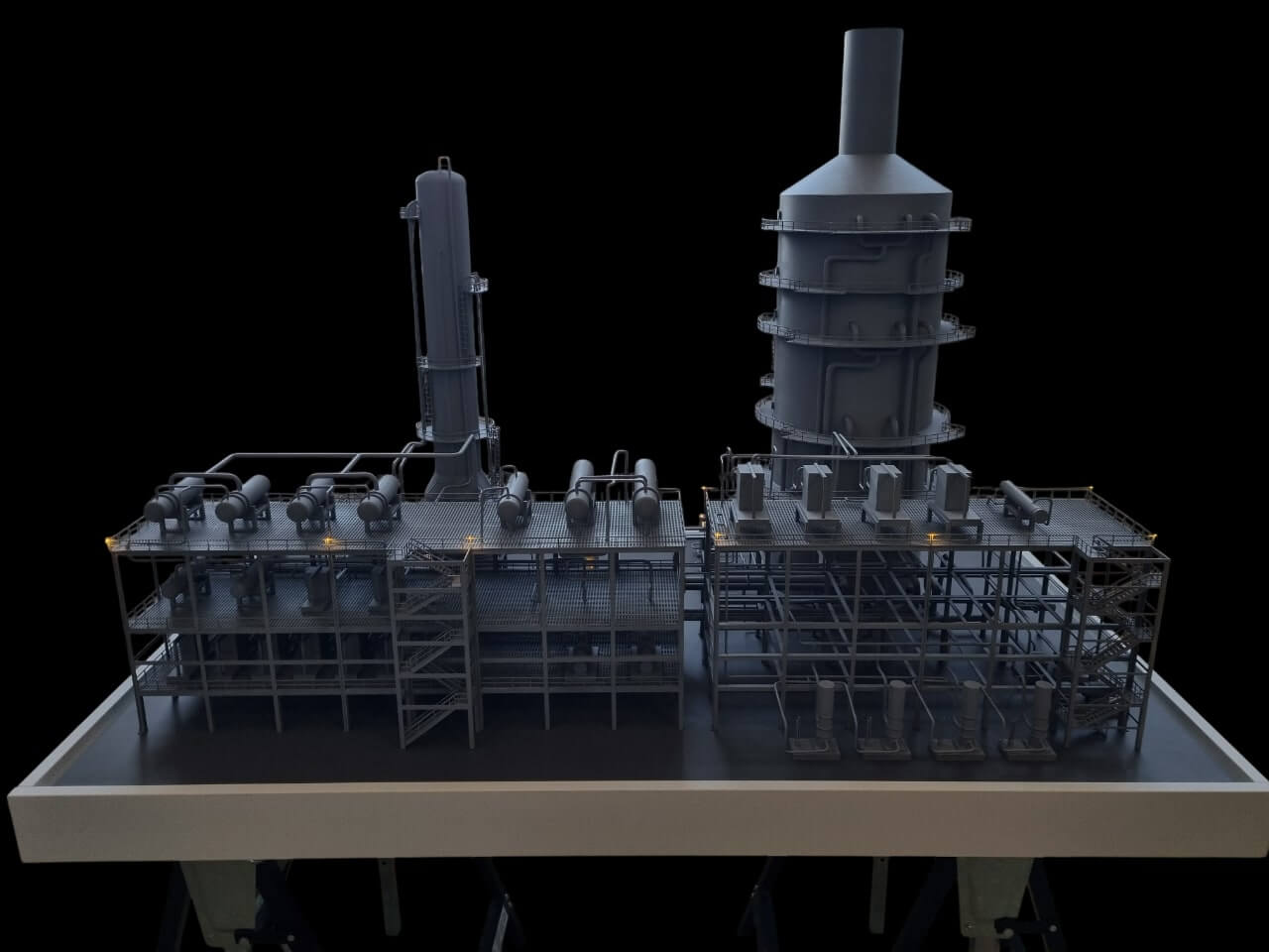 Carbon Capture Station Architectural model