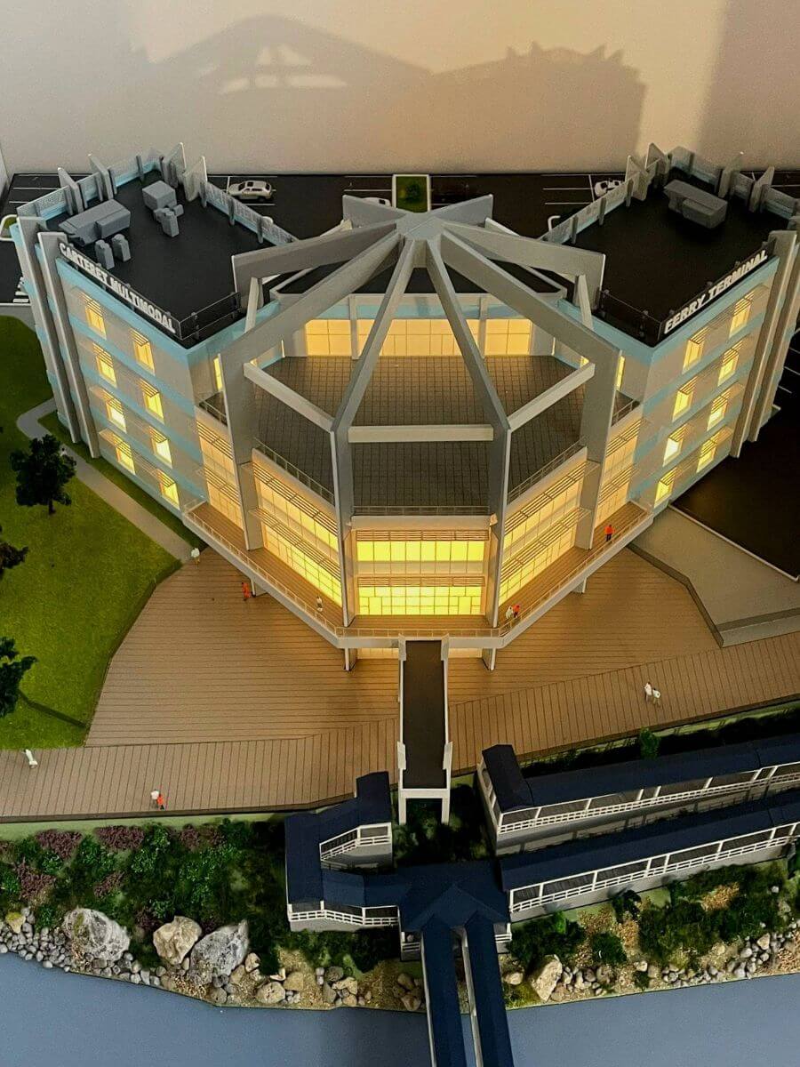 Ferry Terminal architectural model