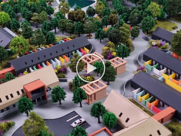 Pet Hotel Architectural Model