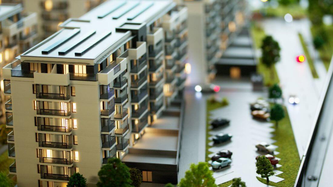 Residential model scale model