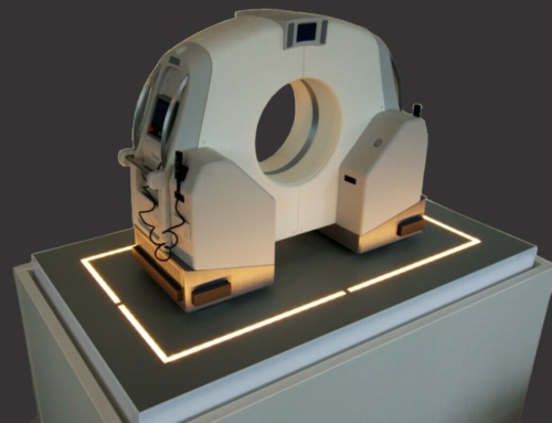 Realistic CT Scanner Model