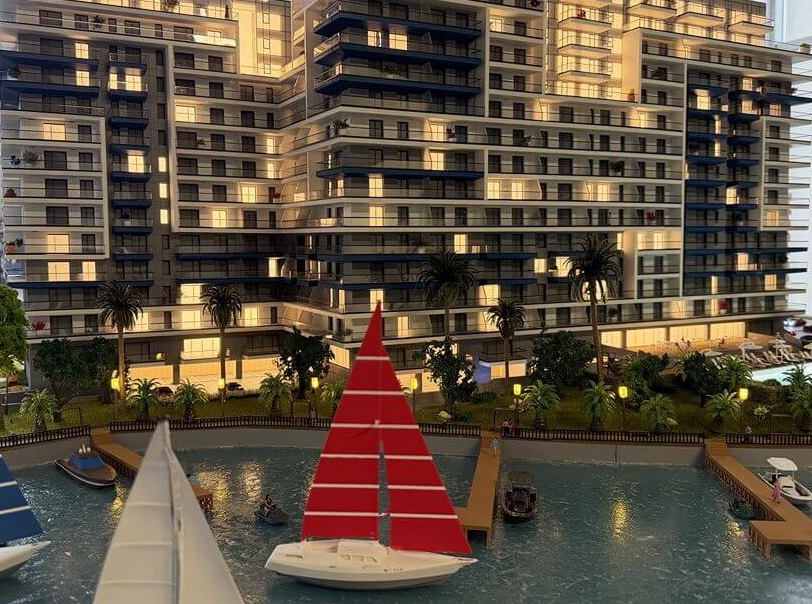 Urban Marina Complex scale model
