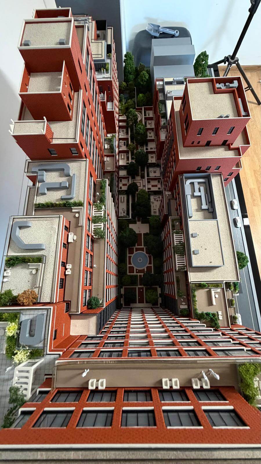 residential courtyard scale model residential courtyard scale model