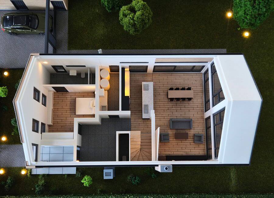 House Residential Architectural Model