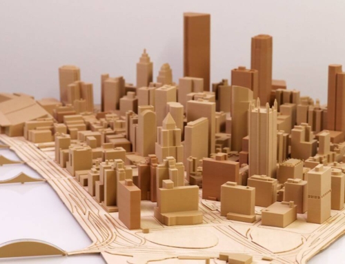 Architectural Model of Downtown Pittsburgh