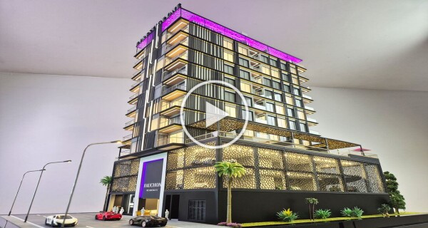 Luxury Residential Tower Scale Model