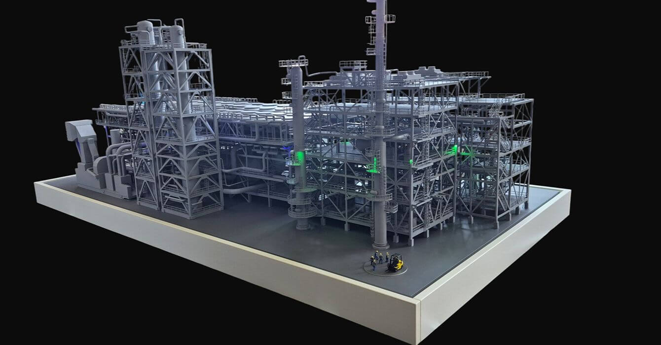industrial facility scale model