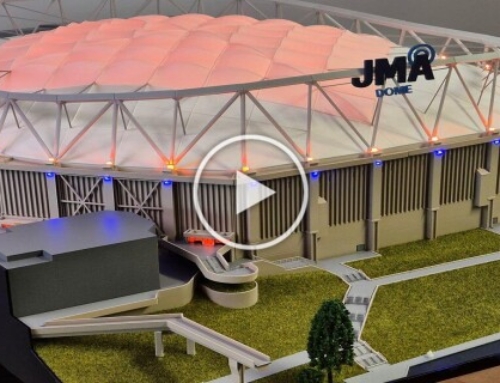JMA Dome Stadium Scale Model