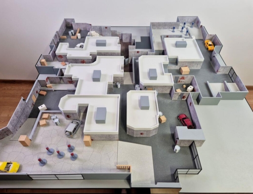 Airsoft Arena Scale Model