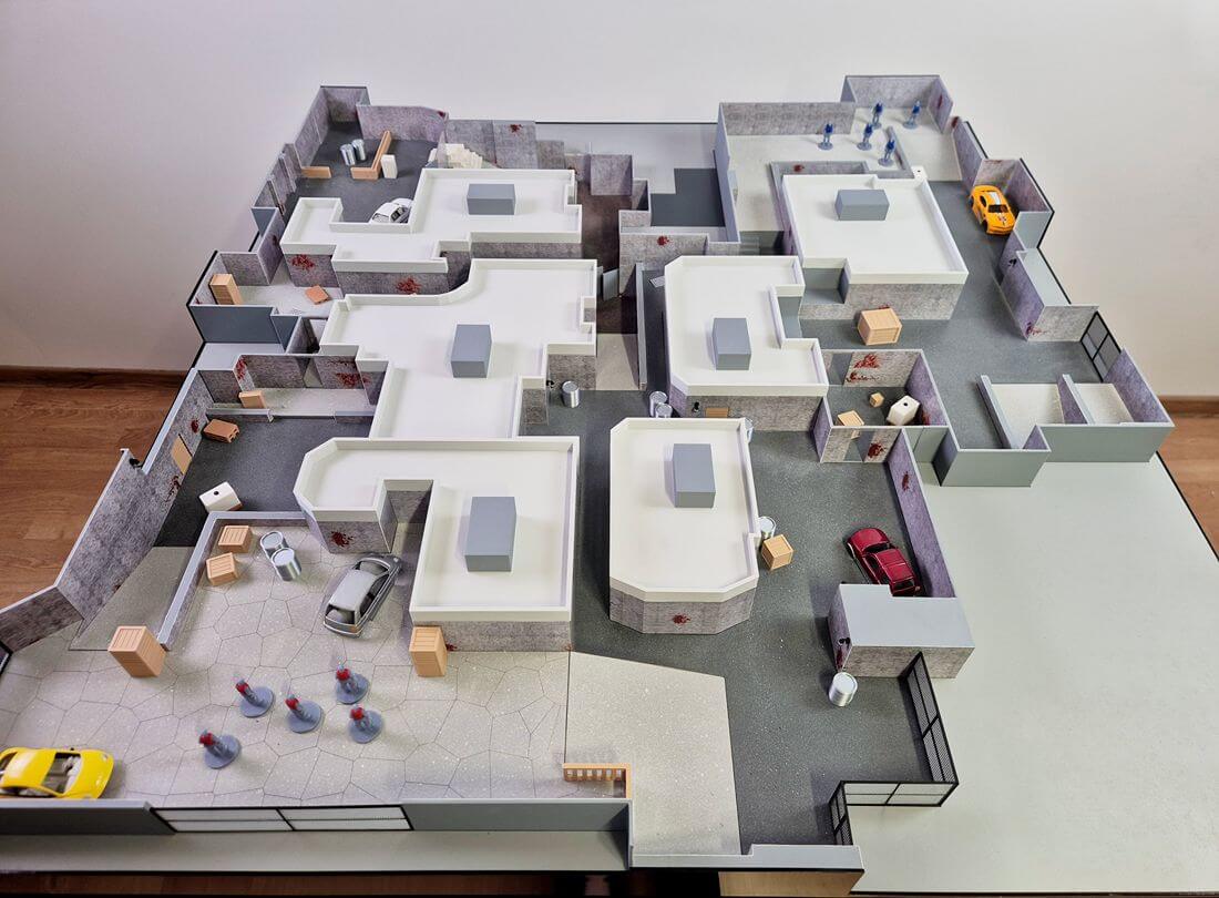 Airsoft Arena Scale Model