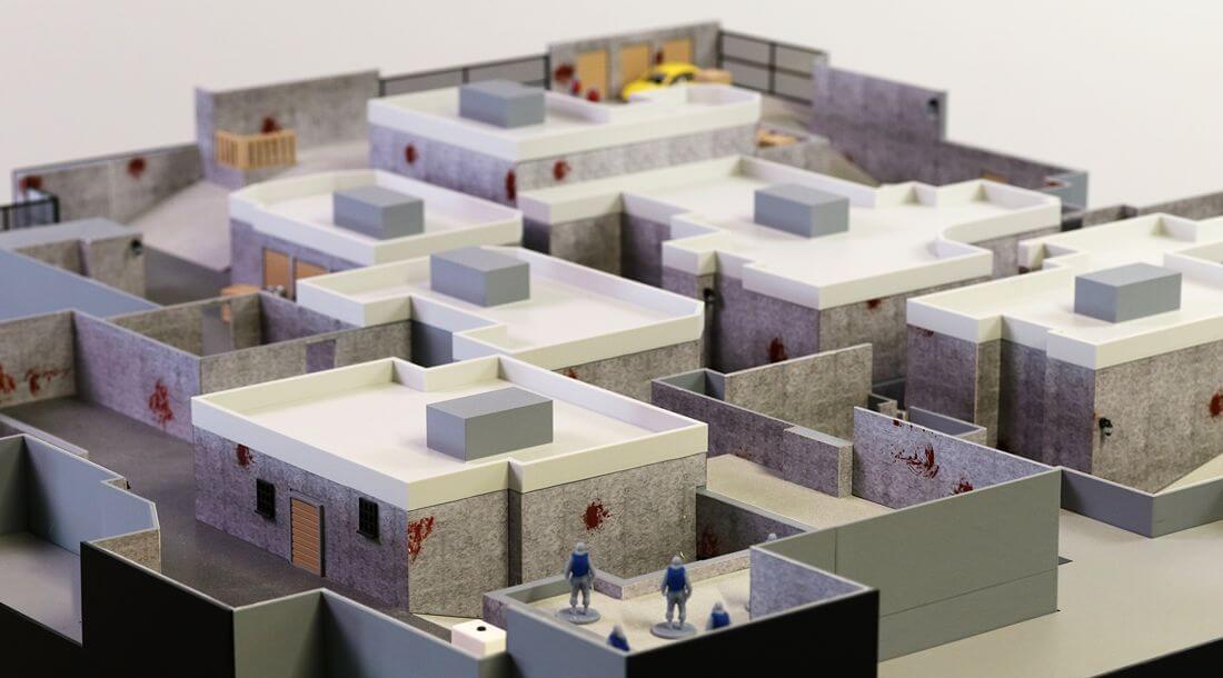 airsoft field scale model