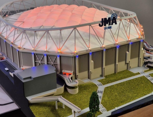 JMA Dome Stadium Scale Model