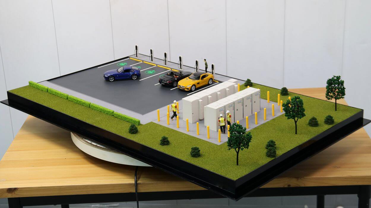 BESS and EV Charging Infrastructure Scale Model